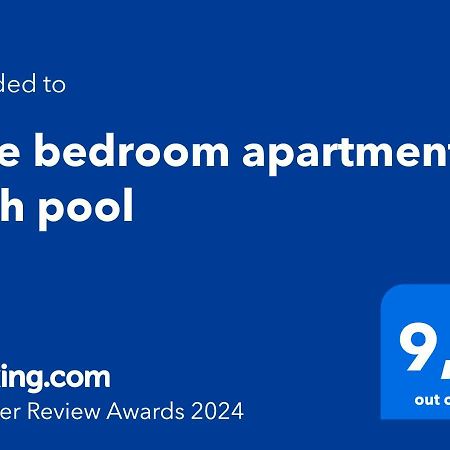 One Bedroom Apartment With Pool Πλακιάς Εξωτερικό φωτογραφία